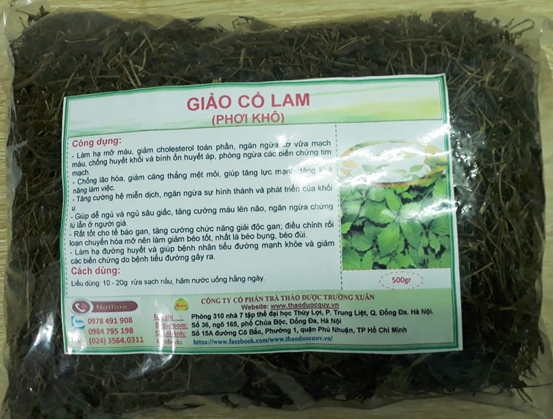 giảo cổ lam phơi kh&ocirc;